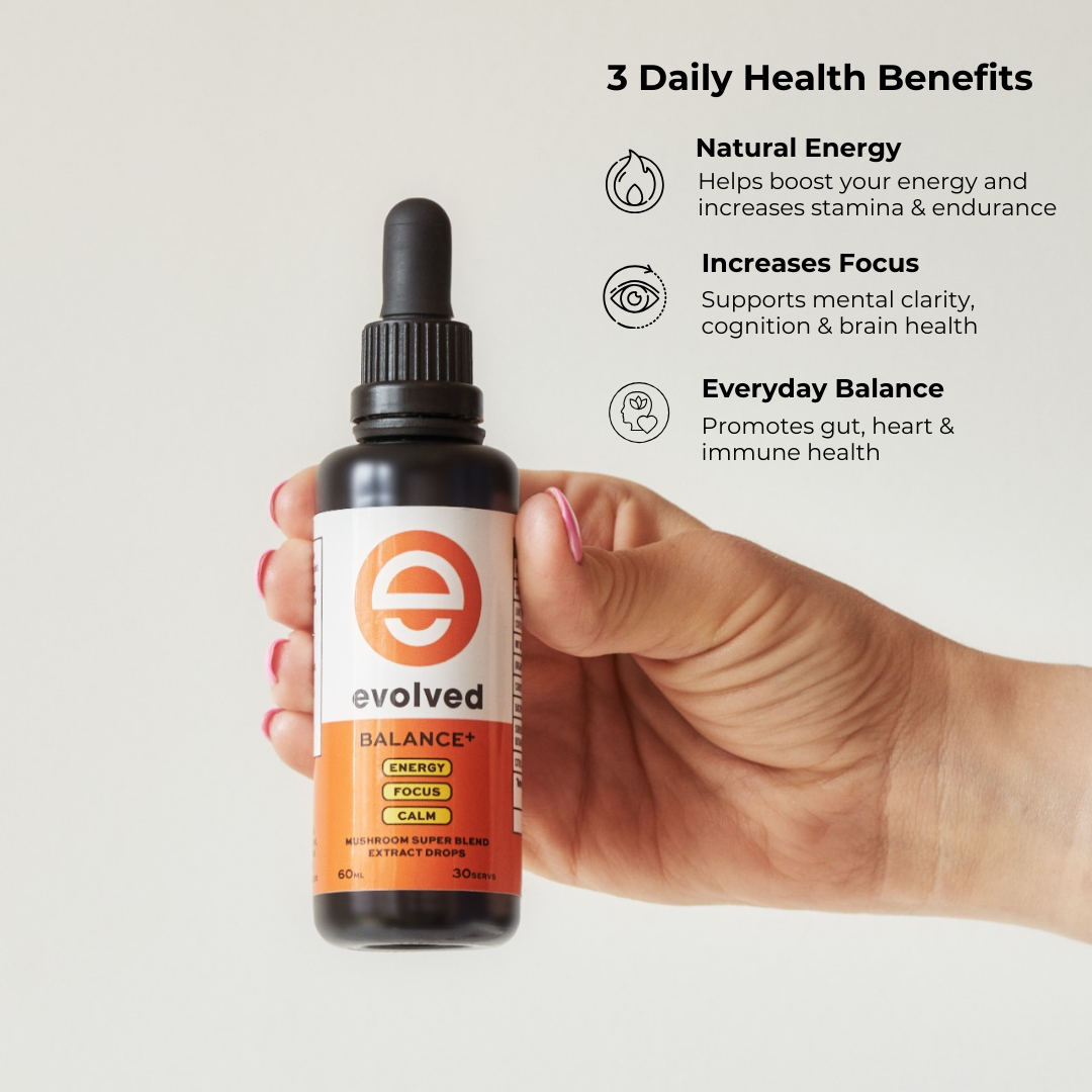 Evolved Clarity+ Mushroom Extract Drops - 60ml