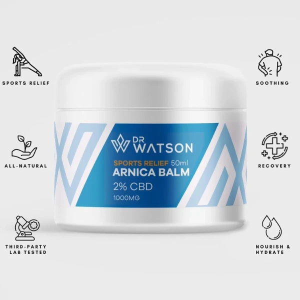 Dr Watson 2% CBD Arnica Balm | The CBD Hut