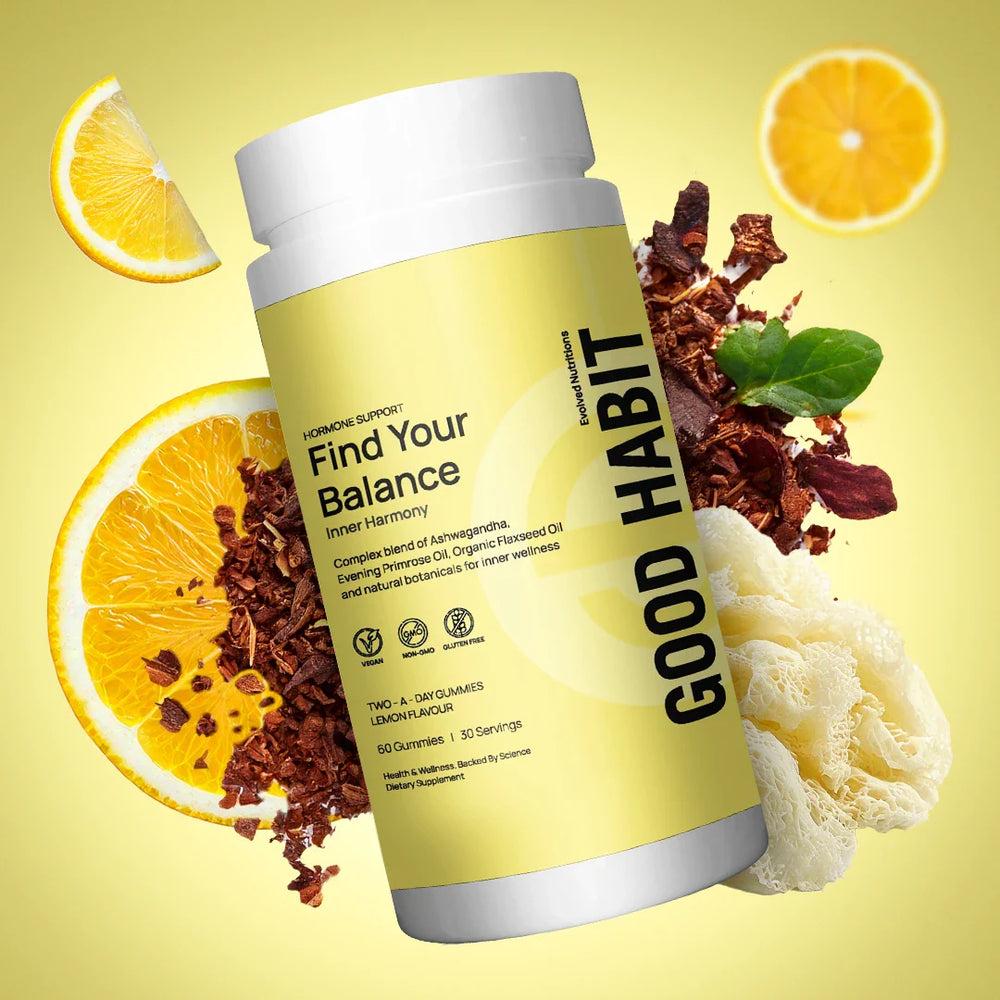 Evolved 'Find Your Balance' Hormone Balance Gummies - 60 Pieces