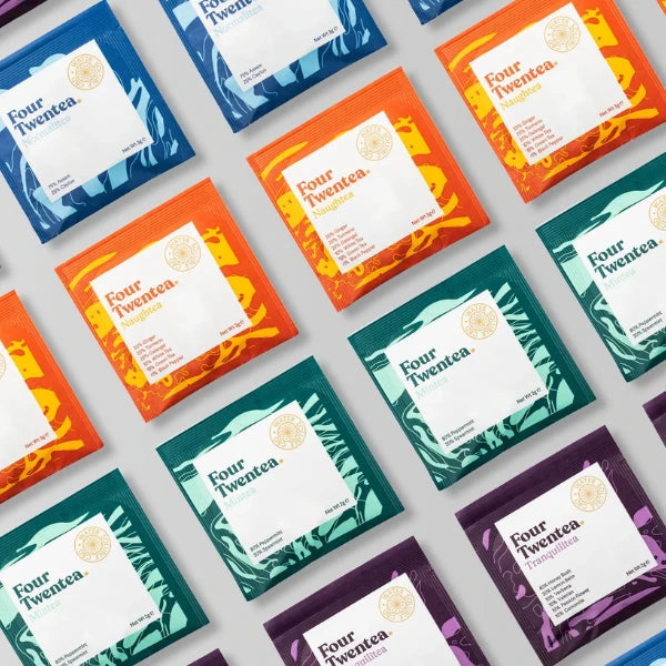 Four Twentea CBD Tea bag sachets | The CBD Hut