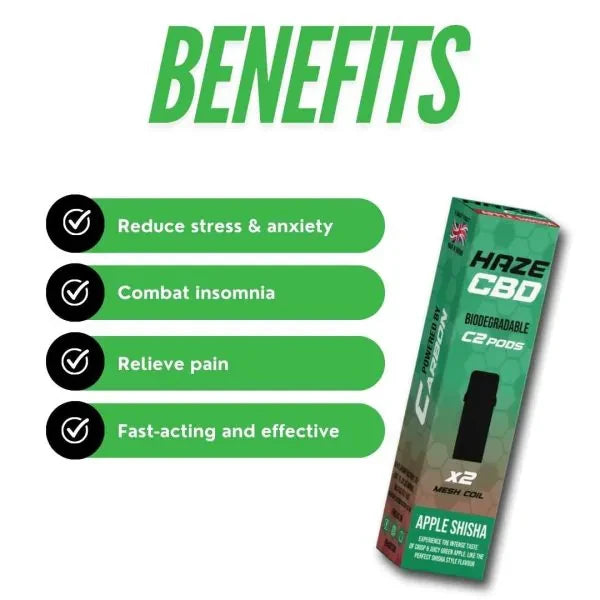 Haze CBD carbon pods benefits | The CBD Hut
