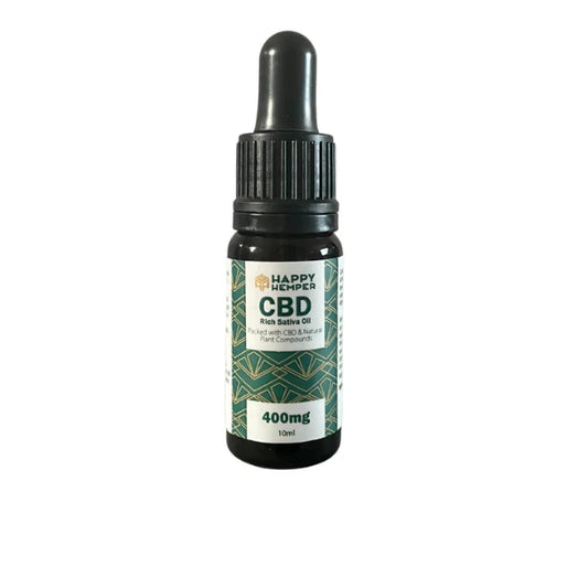 Happy Hemper 400mg Cold Pressed CBD Oil - 10ml | The CBD Hut