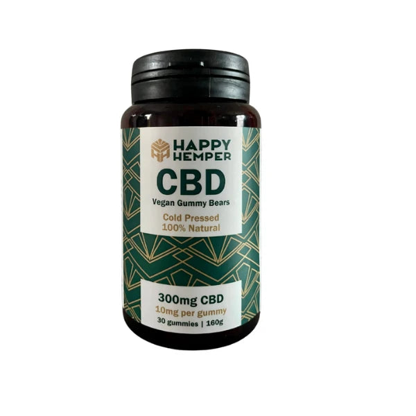 Happy Hemper Vegan CBD Gummy Bears - 300mg | The CBD Hut