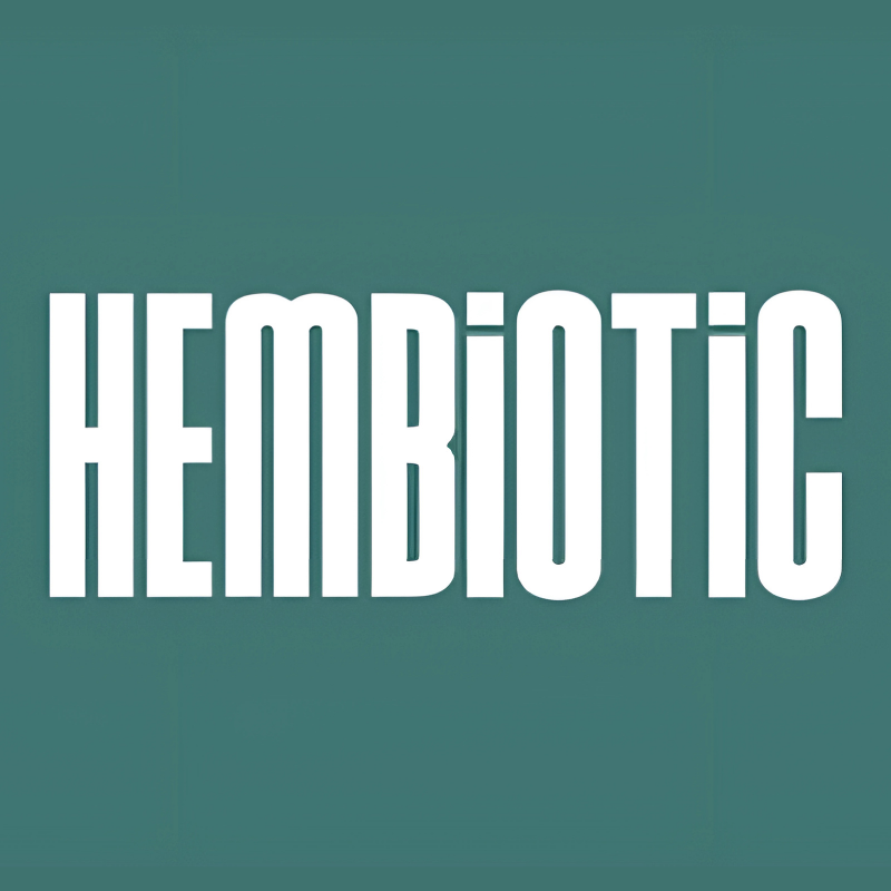 HEMBIOTIC logo on a teal background