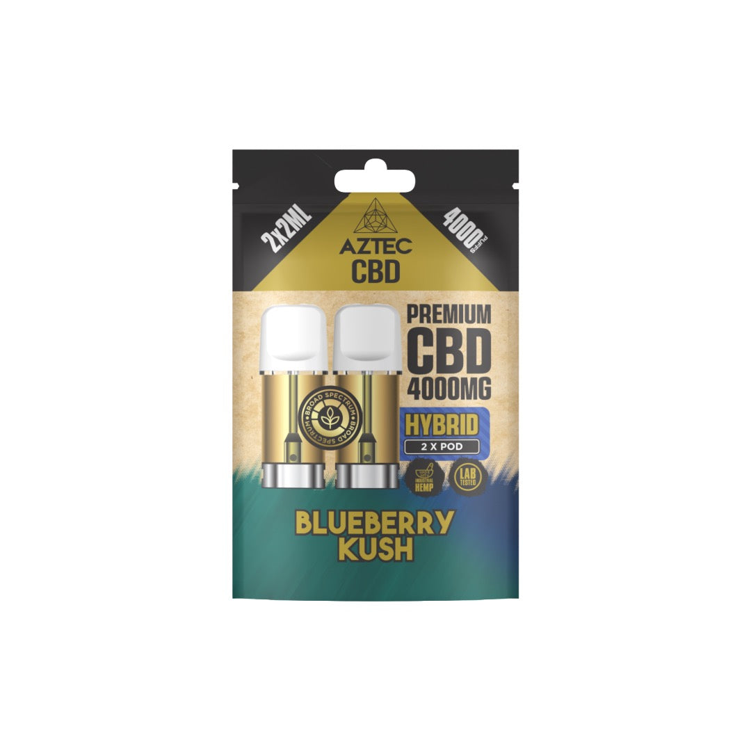 Aztec 4000mg CBD Pods - 4000 Puffs/2 Pack | The CBD Hut