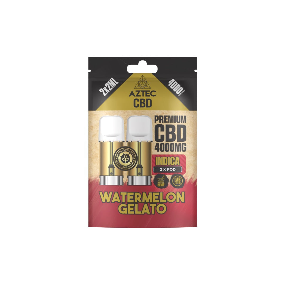 Aztec 4000mg CBD Pods - 4000 Puffs/2 Pack | The CBD Hut