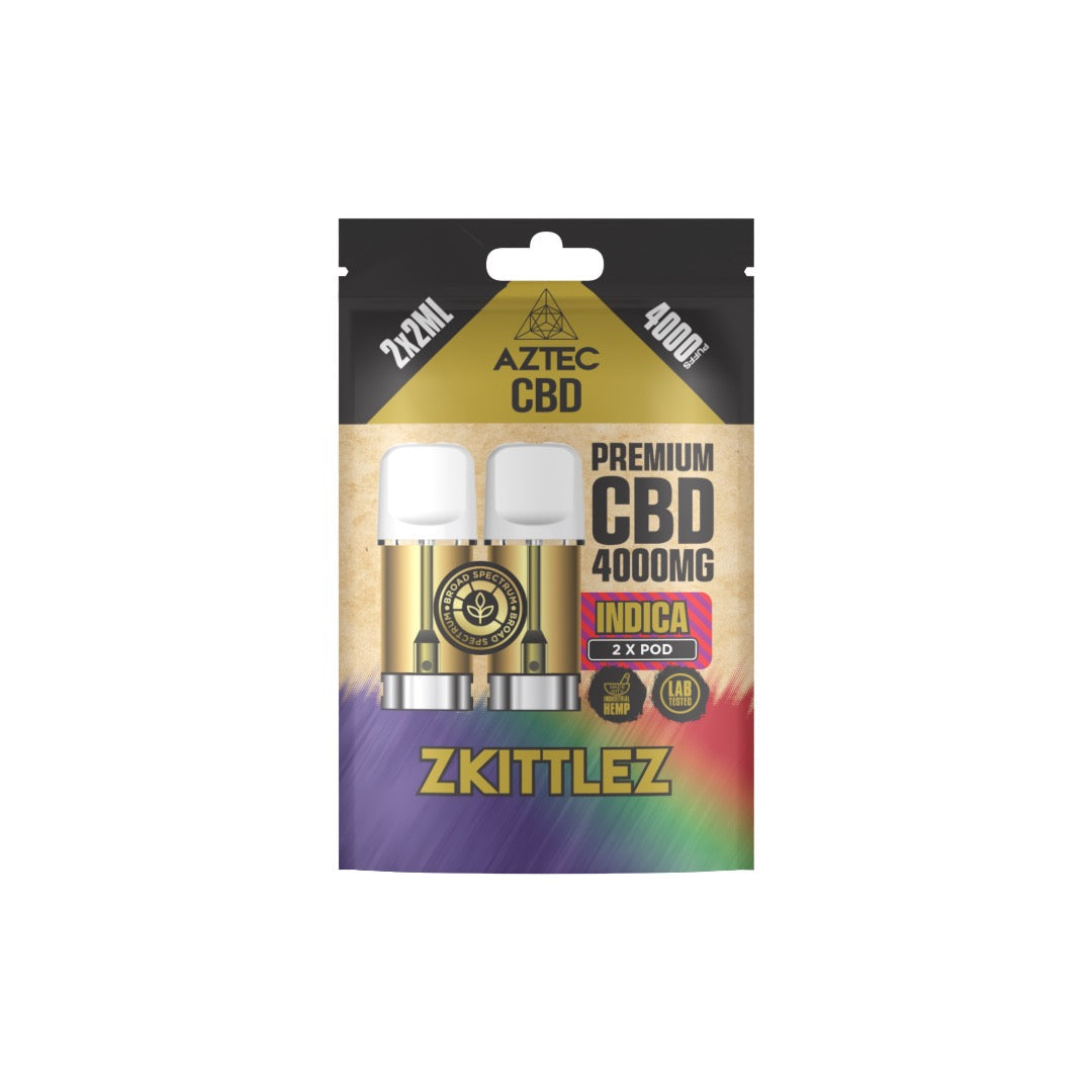 Aztec 4000mg CBD Pods - 4000 Puffs/2 Pack | The CBD Hut