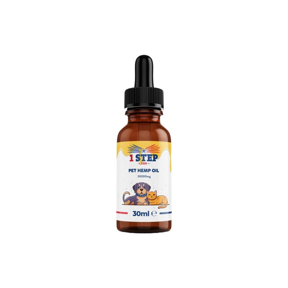 1 Step CBD 30000mg CBD Natural Pet Hemp Oil - 30ml | The CBD Hut