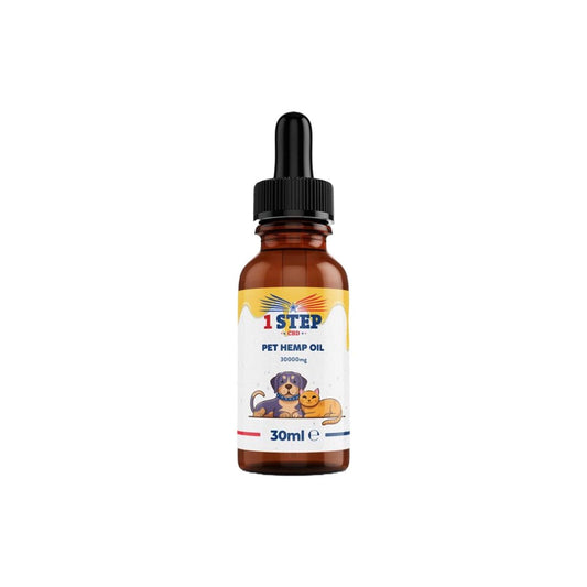 1 Step CBD 30000mg CBD Natural Pet Hemp Oil - 30ml | The CBD Hut