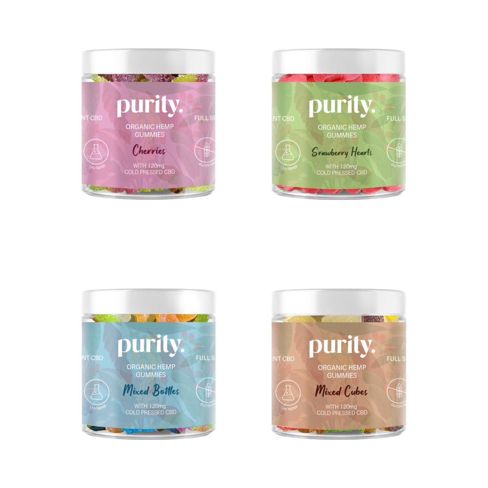 Purity 120mg Full-Spectrum CBD Vegan Gummies - 150g | The CBD Hut
