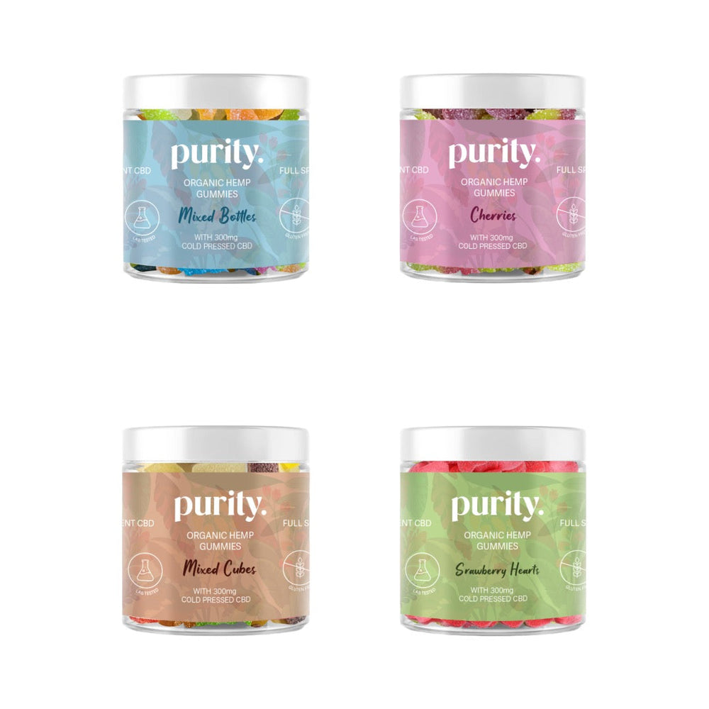 Purity 300mg Full-Spectrum CBD Vegan Gummies 150g | The CBD Hut