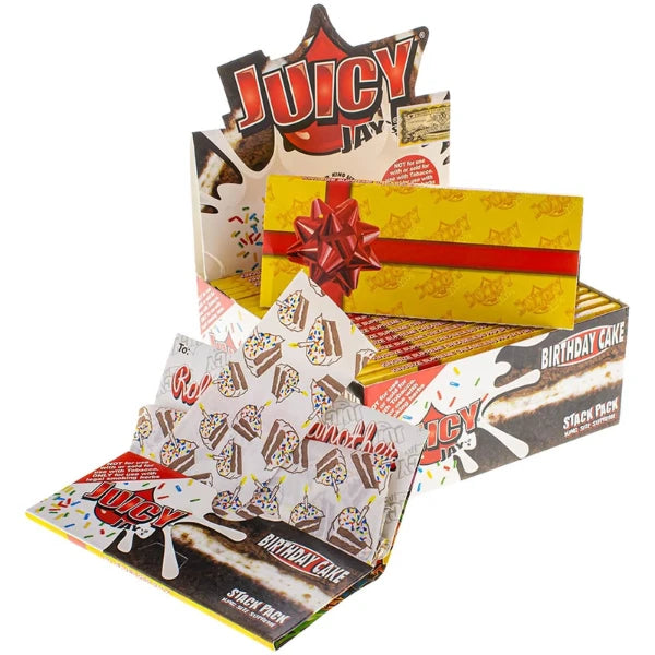 Juicy Jay Birthday Cake Flavour King Size Papers | The CBD Hut