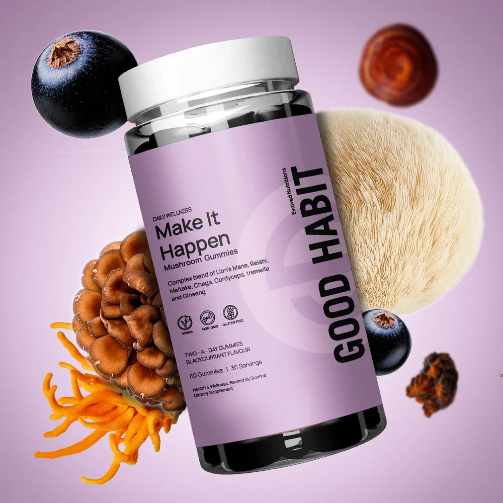 Evolved 'Make It Happen' Mushroom Complex Gummies - 60 Pieces