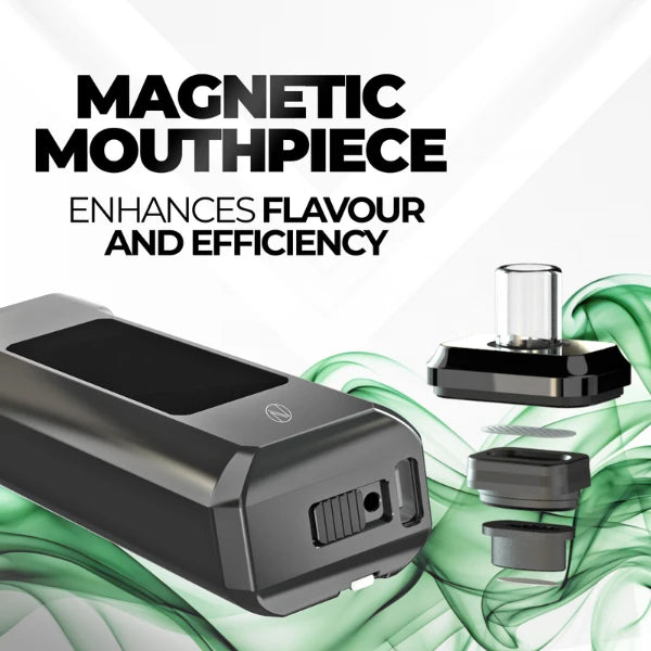 Nebula Titan Dry Herb Vapourizer - magnetic mouthpiece feature | The CBD Hut