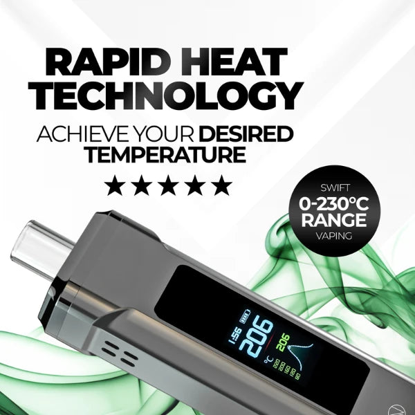 Rapid heat technology with the Nebula Titan Dry Herb Vapourizer | The CBD Hut