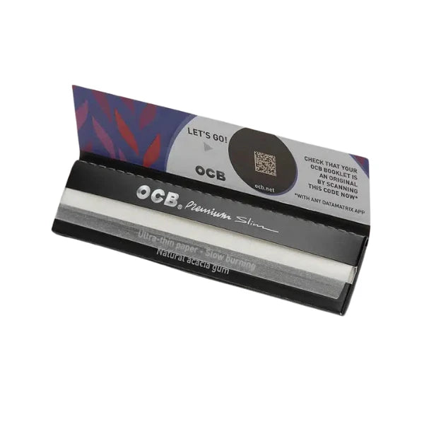 OCB Premium King Size Slim Rolling Papers | The CBD Hut