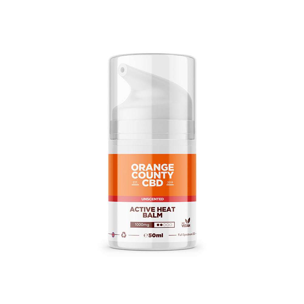 Orange County CBD Active Heat Balm 50ml 1000mg