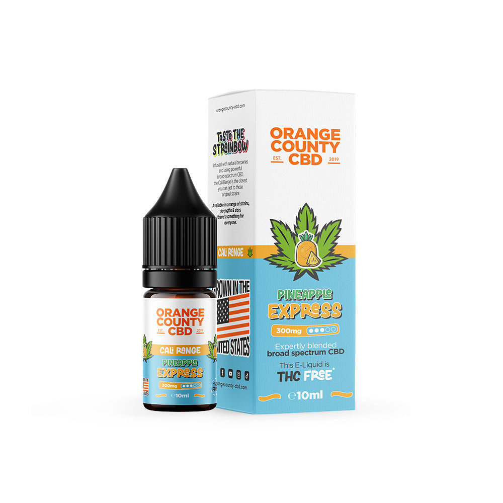 Orange County CBD Pineapple Express Vape Juice 10ml 300mg - Orange County CBD vape liquid