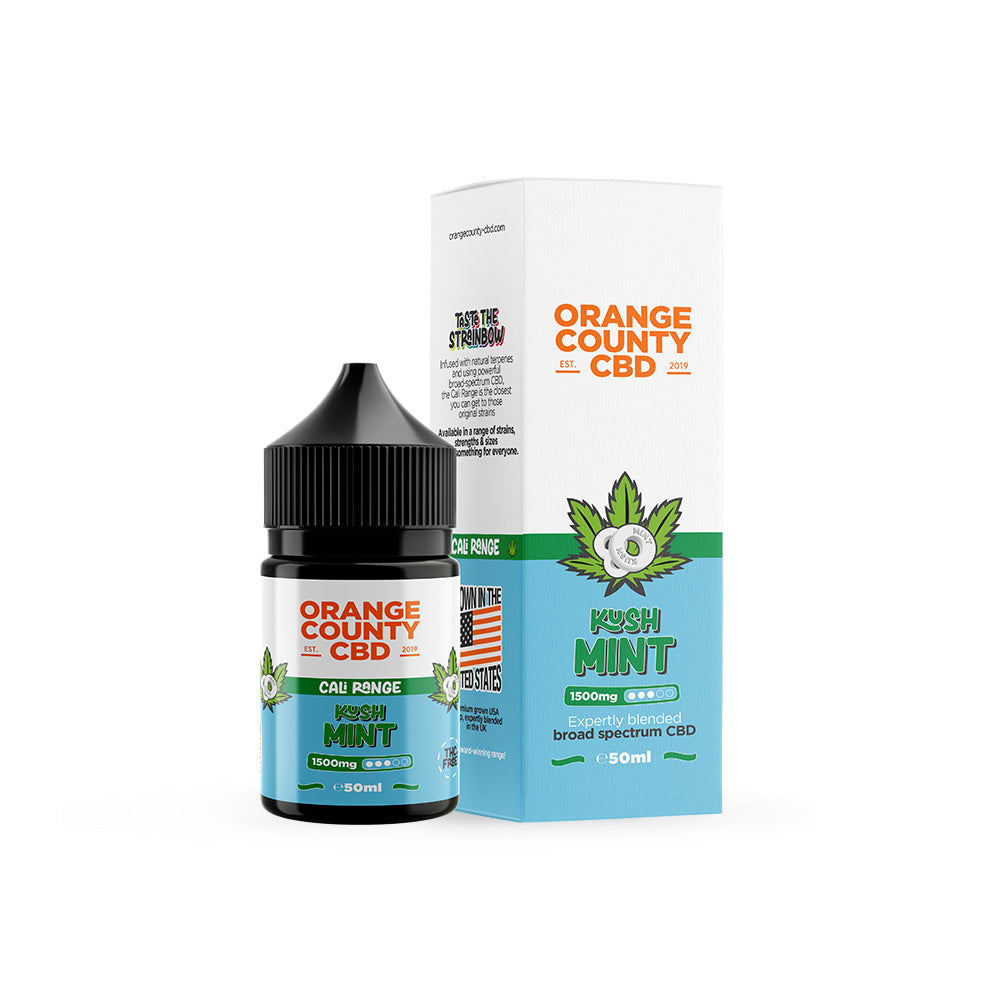 Orange County CBD Kush Mint Vape Juice 50ml
