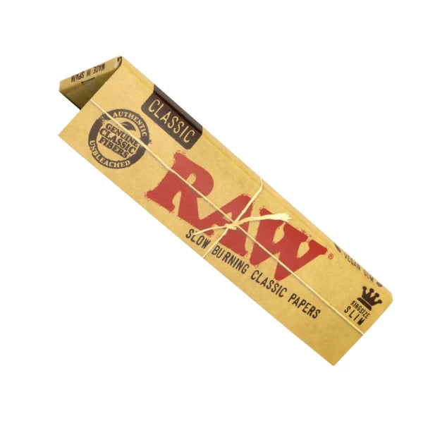 Raw Classic King Size Slim Rolling Papers | The CBD Hut