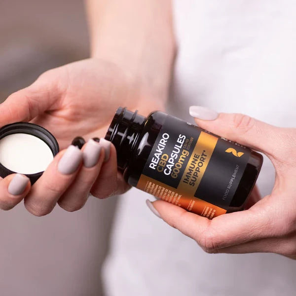Reakiro 600mg CBD Immune Support Capsules | The CBD Hut