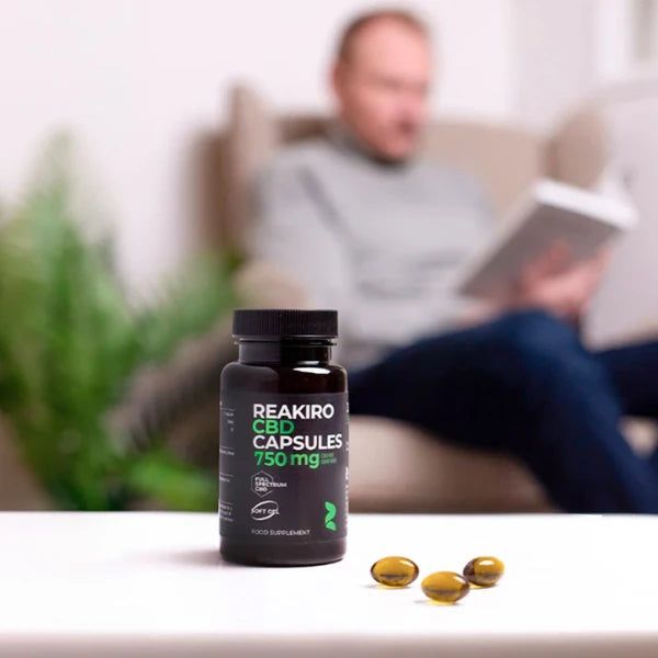Reakiro 750mg CBD Soft Gel Capsules | The CBD Hut