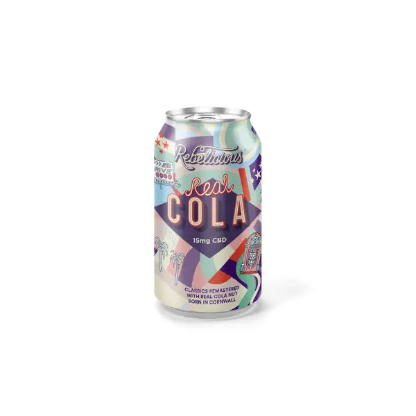 Rebelicious 15mg CBD Real Cola Sparkling Soft Drink | The CBD Hut