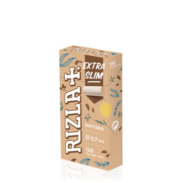 Rizla Natura 5.7mm Extra Slim Filter Tips | The CBD Hut