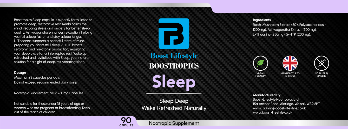Boostropics Sleep Capsules 90 Capsules