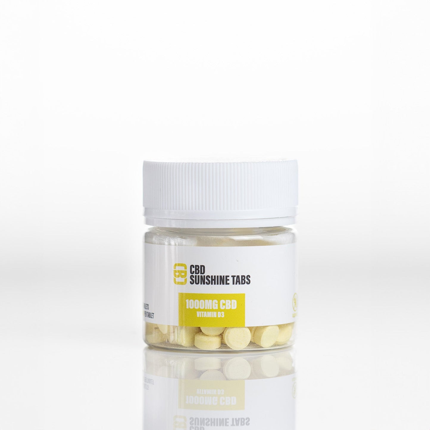 CBD Asylum Sunshine CBD Tablets 100 Tablets - The CBD Hut