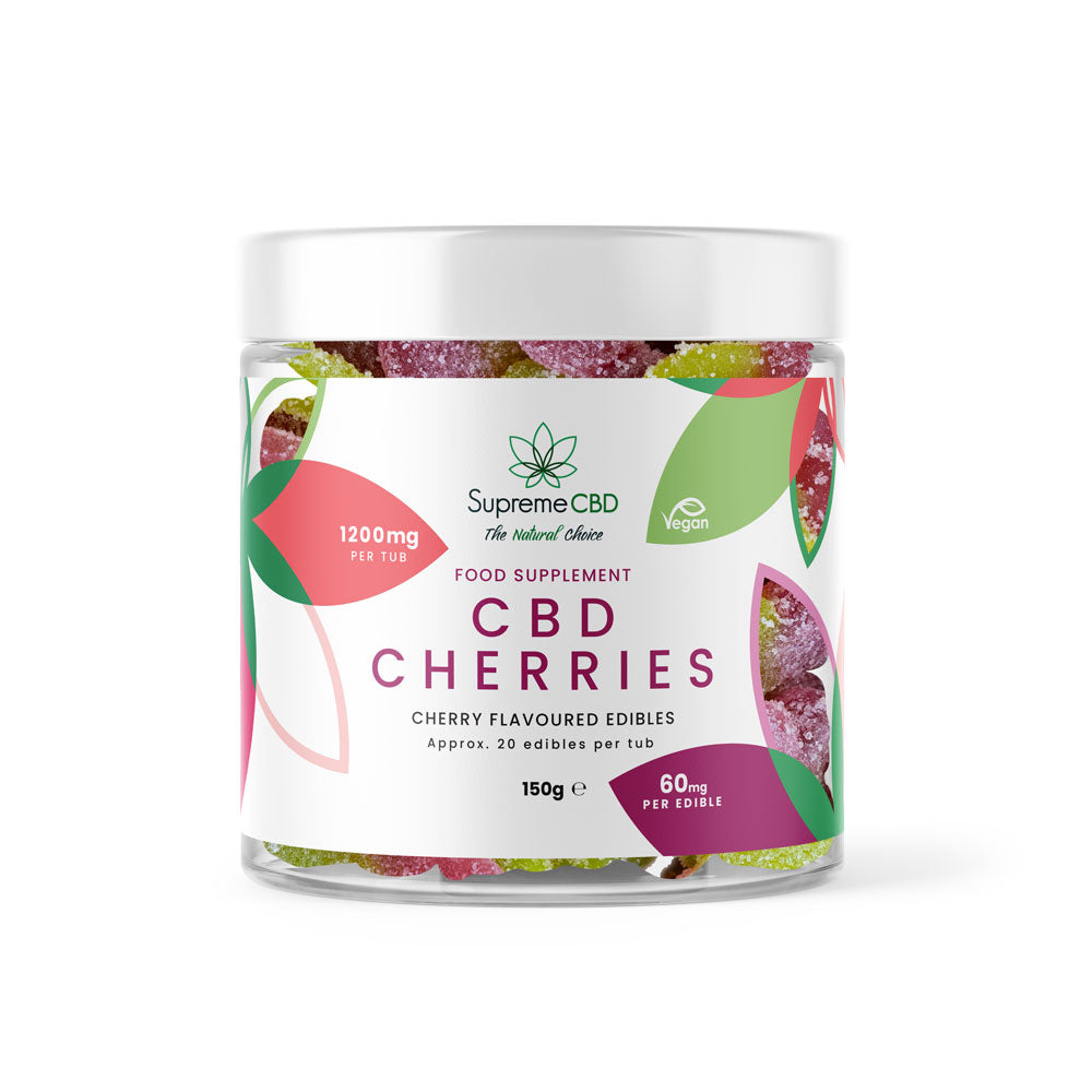Supreme CBD Gummy Cherries 1200mg