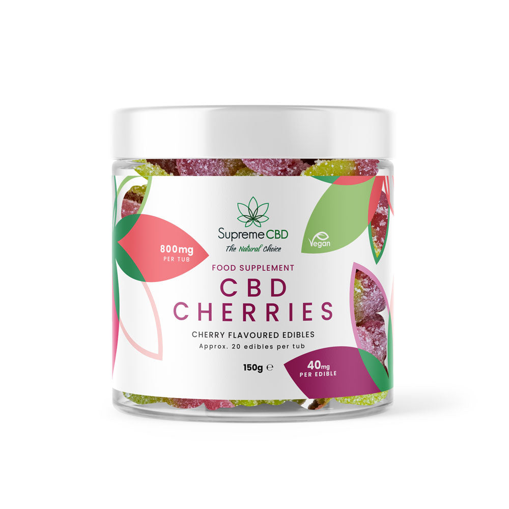 Supreme CBD Gummy Cherries 800mg