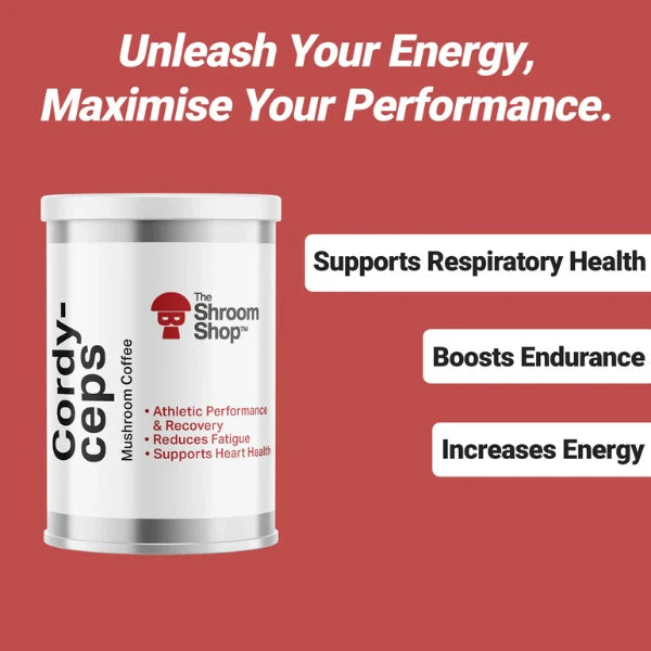 The Shroom Shop Cordyceps Mushroom 30000mg Coffee nootropic benefits | The CBD Hut