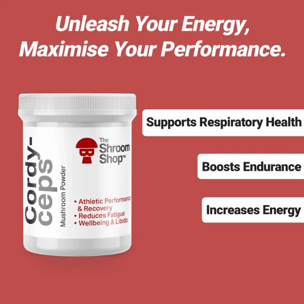 The Shroom Shop Cordyceps Mushroom 90000mg Powder nootropic benefits | The CBD Hut
