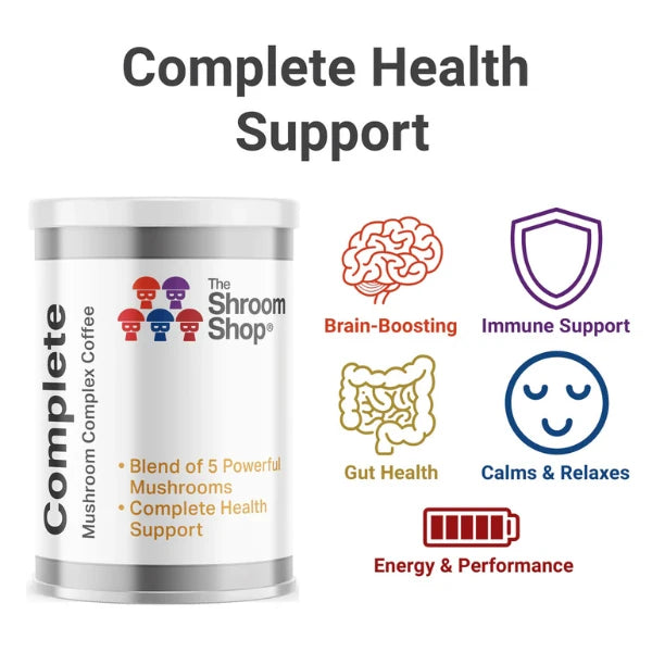 The Shroom Shop Complete Complex 30000mg Nootropic Coffee - nootropic benefits | The CBD Hut
