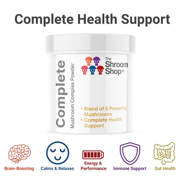 The Shroom Shop Complete Mushroom Complex 225000mg Powder - nootropic benefits | The CBD Hut