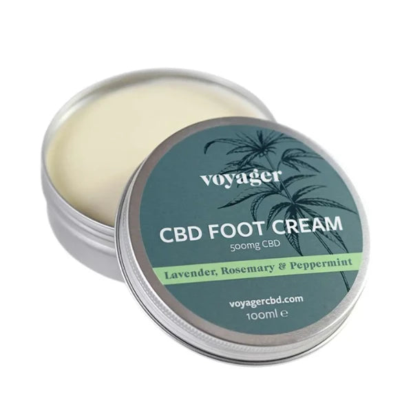 Voyager 500mg CBD Foot Cream | The CBD Hut