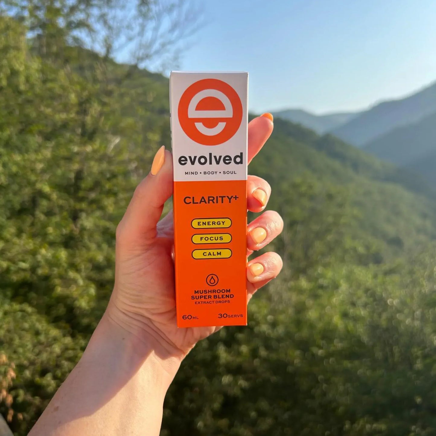 Evolved Clarity+ Mushroom Extract Drops - 60ml