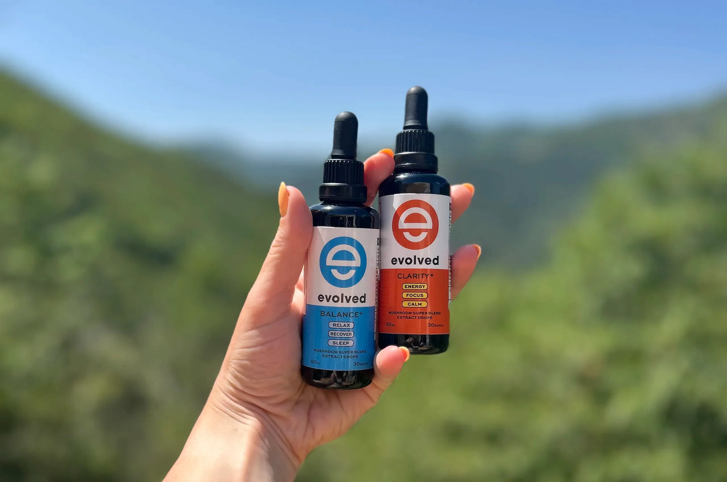 Evolved Mushroom Clarity+ with Balance+ Extract Drops | Bundle