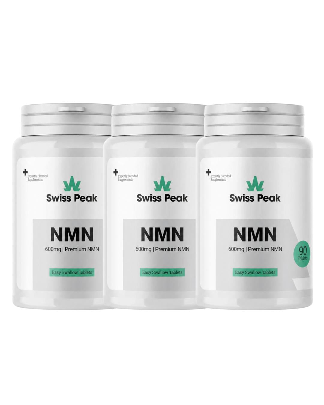 Swiss Peak NAD+ Tablets 600mg Triple Pack – 270 Tablets