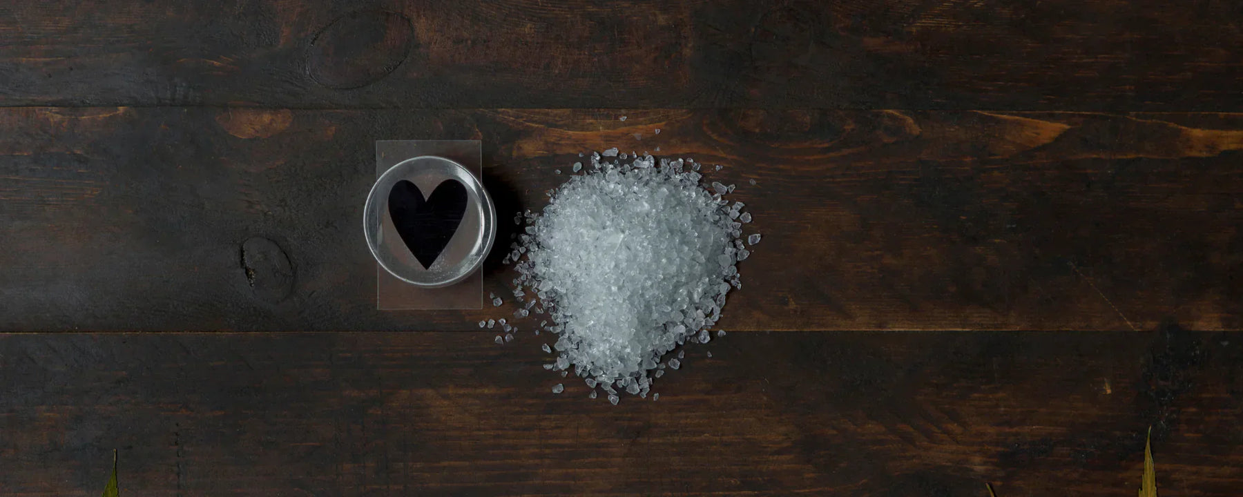 CBD Crystals on a Oak table top