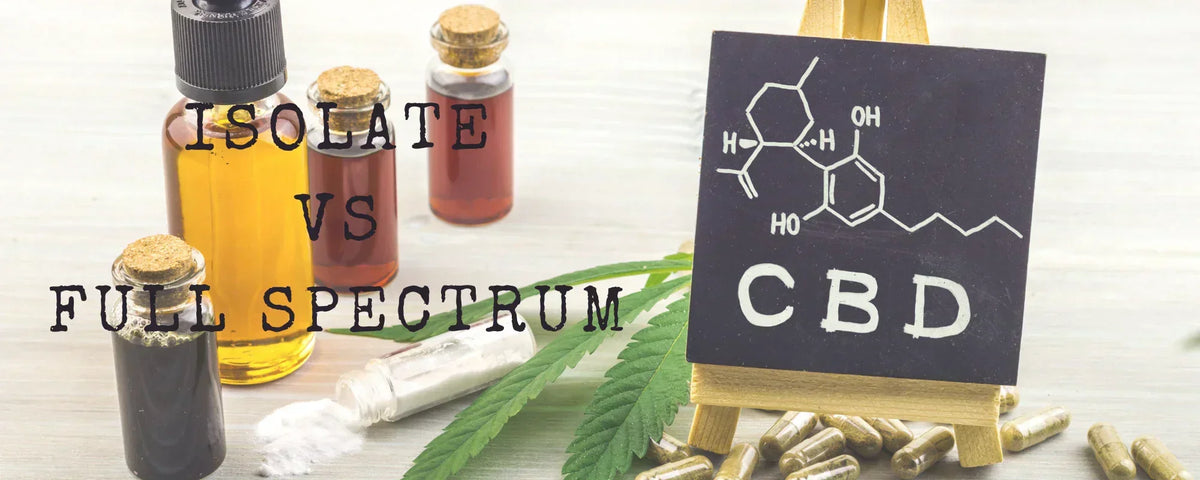 CBD isolate and full spectrum CBD comparison