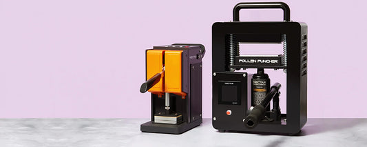 Nectar Rosin press and pollen puncher