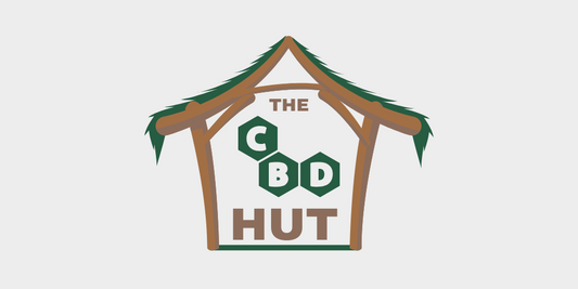 The CBD Hut rectangular logo