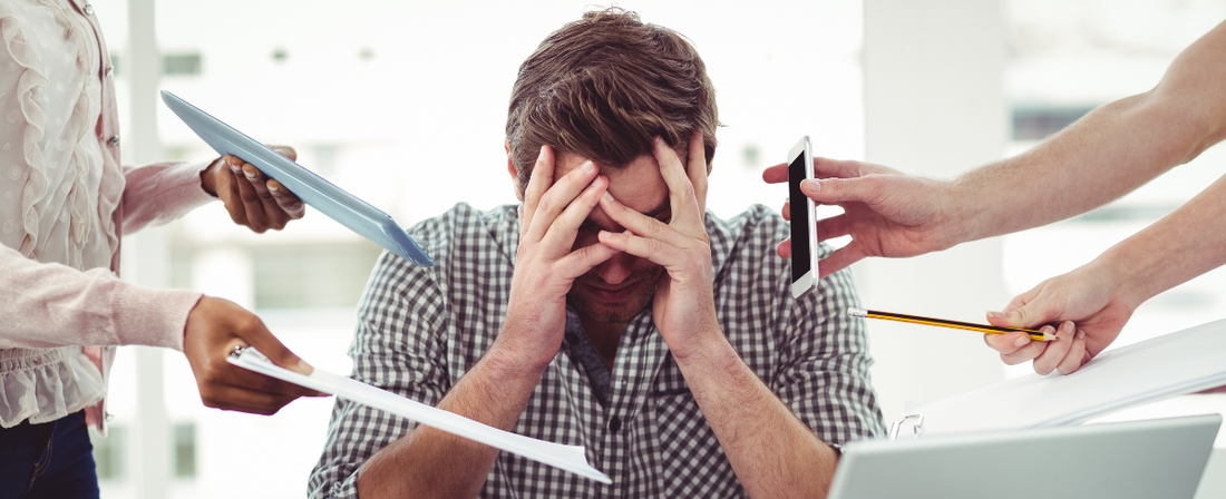 Man stressed out
