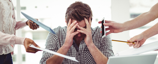 Man stressed out