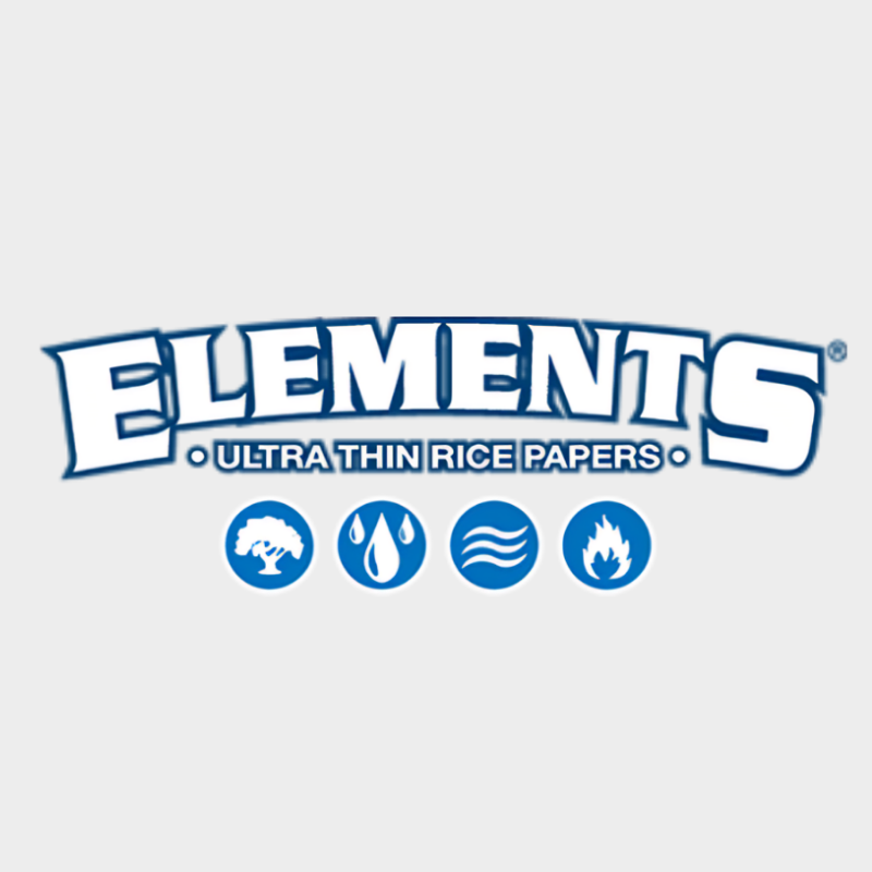 Elements Rolling Papers Logo – Natural Rolling Papers, Cones & Tips
