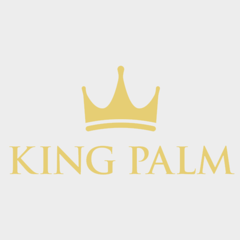 King Palm Logo – Natural Palm Leaf Rolling Wraps