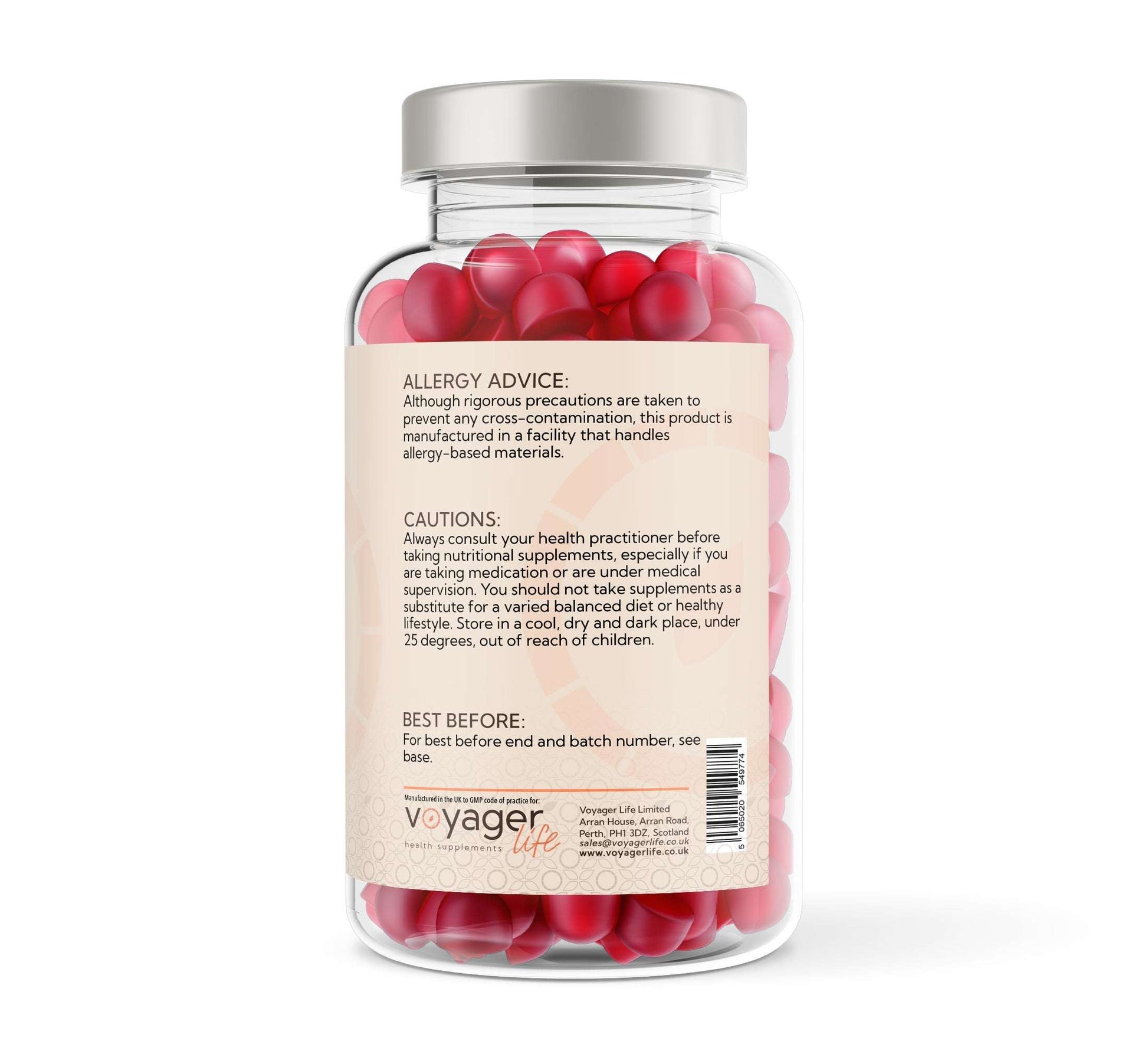 Voyager Biotin 5,000µg Strawberry Gummies 60 Pack at The CBD Hut