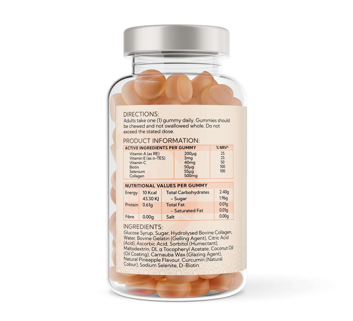 Voyager Collagen Complex - 90 Orange Flavour Gummies
